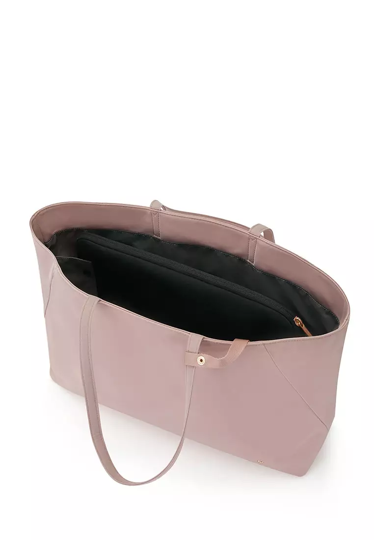 VALERIE TOTE + 14.1" LAPTOP SLV - ROSEQUARTZ