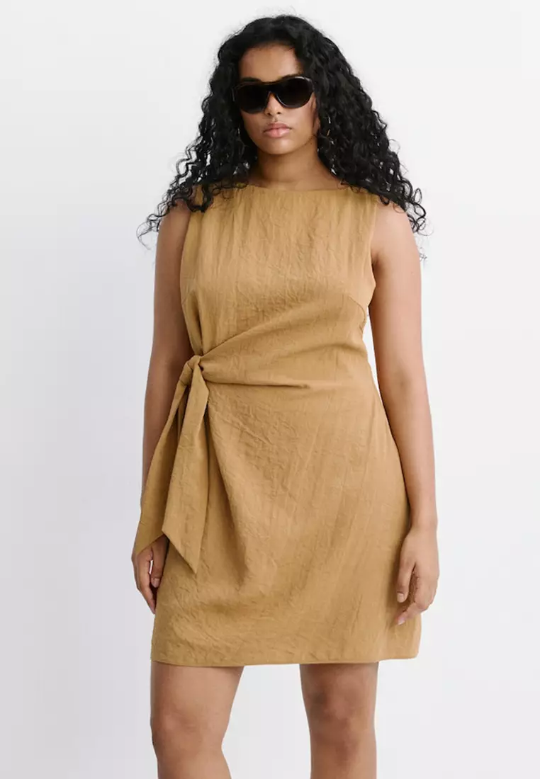 zara leather brown dress ZARA. Leather dress TM – Hibuy market main image 1