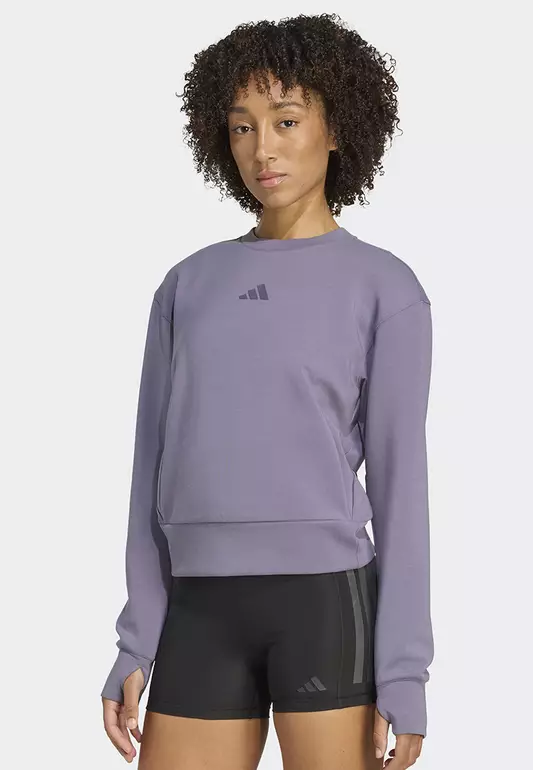 Designed-for-Training Warm-Up Crewneck Sweatshirt