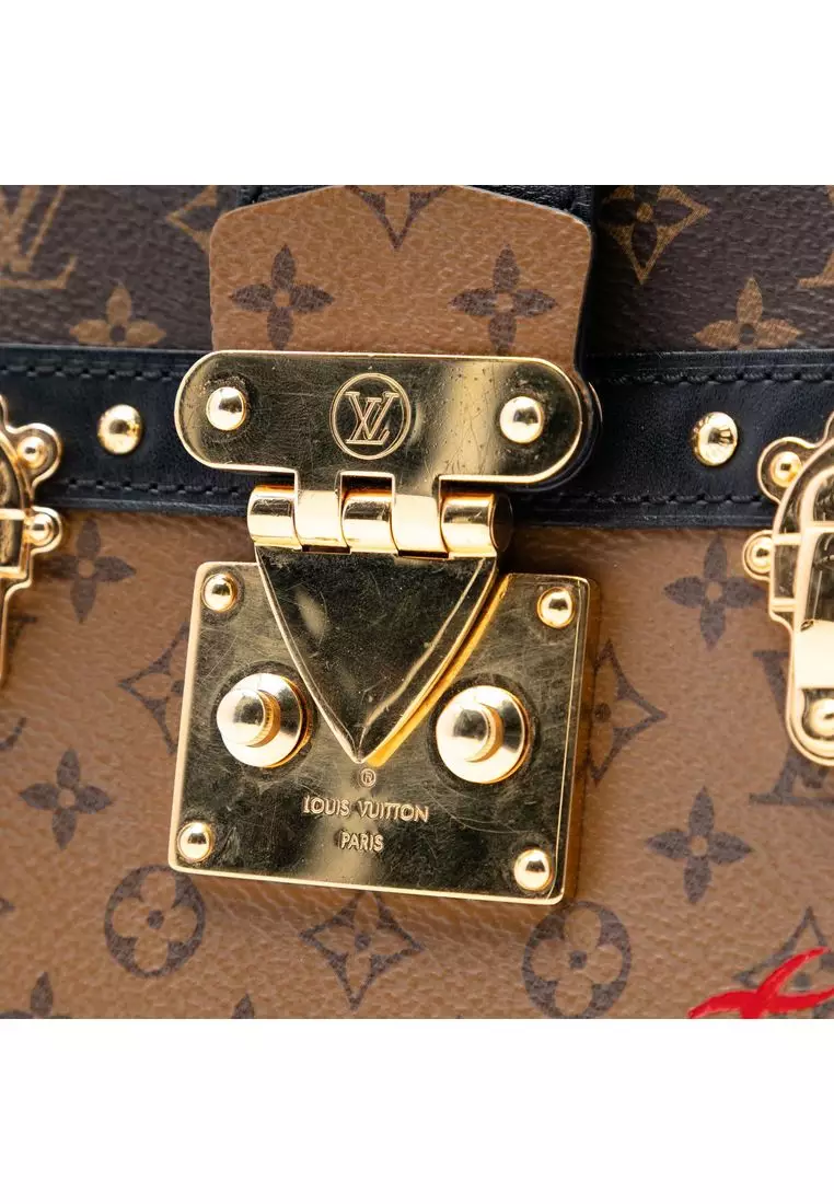 Pre-Loved Louis Vuitton Monogram Reverse Trunk Clutch
