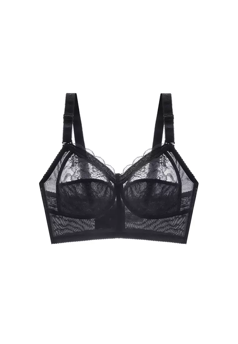 Buy ZITIQUE Women's Breathable Ultra-thin Full Cup Lace-trimmed