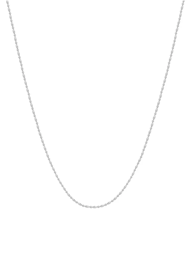 585 white online gold necklace