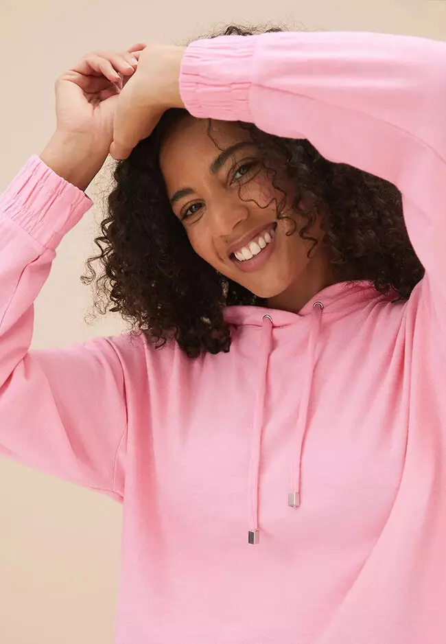 Marks and hotsell spencer pink hoodie
