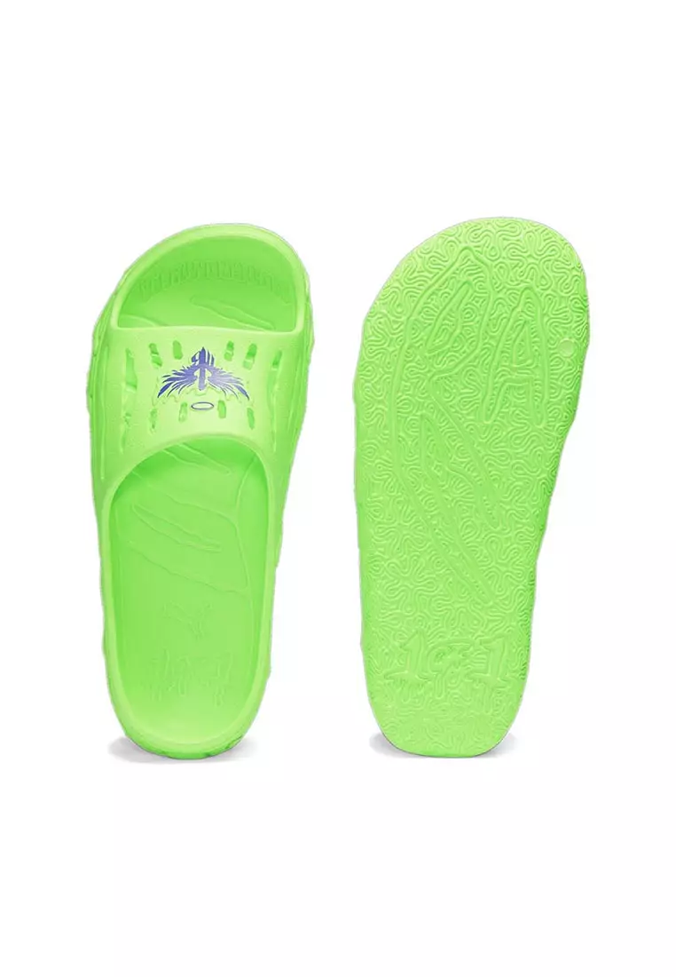 Puma slides green clearance