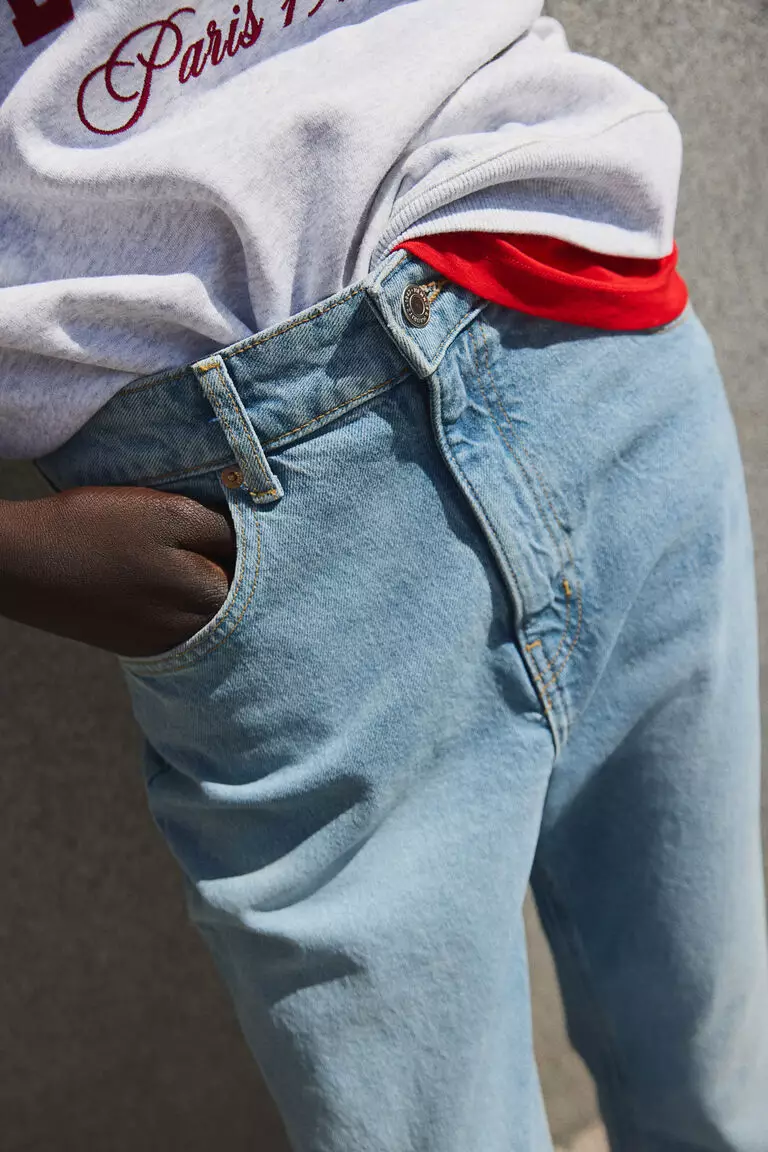 Slim Mom High Ankle Jeans