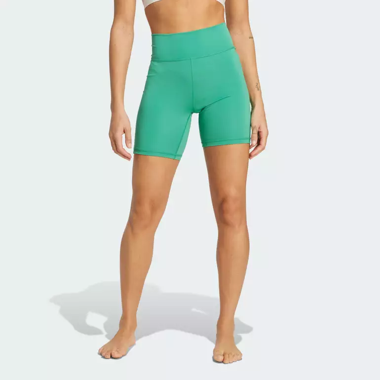 Training All Me Essentials 7-Inch Short Leggings Women Green JI8343