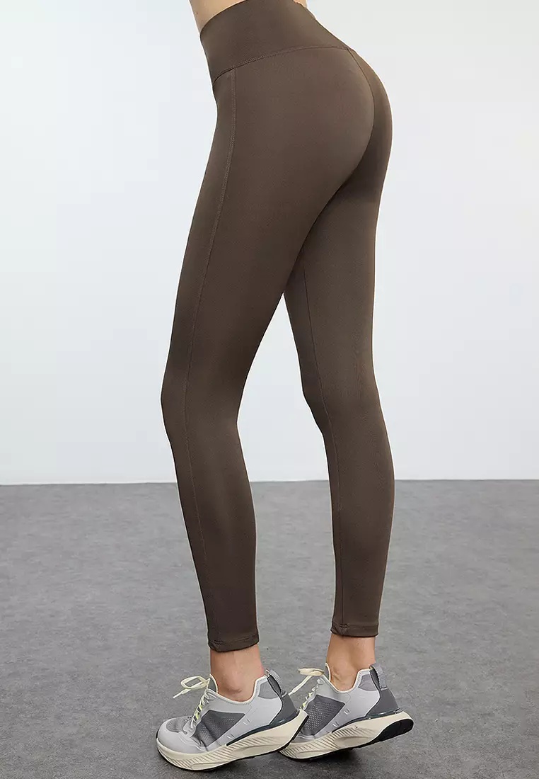 Wide Waist Elastic Extra Recovery Full Length Sports Leggings