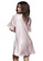 SMROCCO pink Silk Plus Size Nightie Dress D02A8AA31D0CA6GS_2