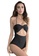 LYCKA black LWD7138-European Style Lady Swimsuit-Black 2B834USD1A0319GS_1