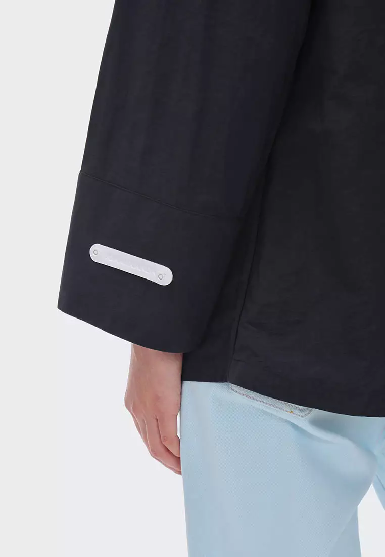 Ria Miranda Black Damma Top