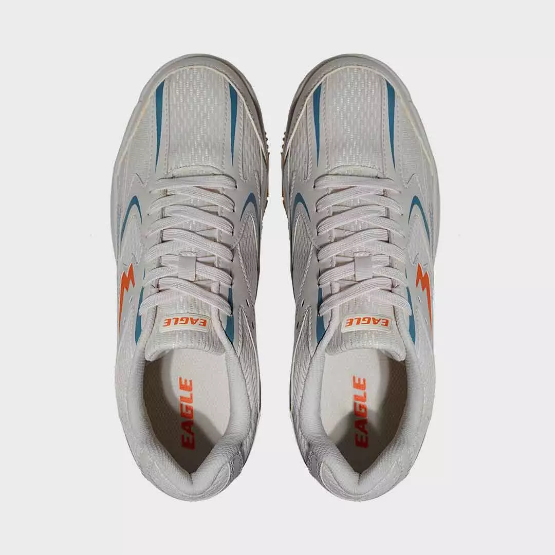 Eagle Sepatu Badminton Groover – KREM/BIRU