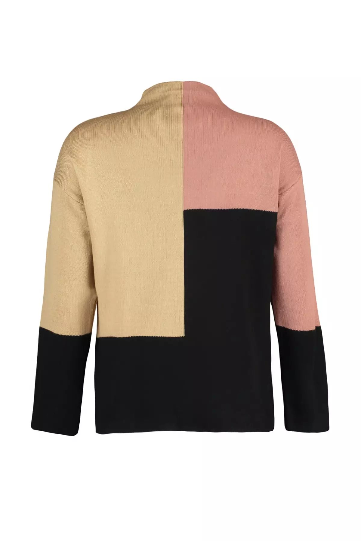 Colour Block Knitted Sweater