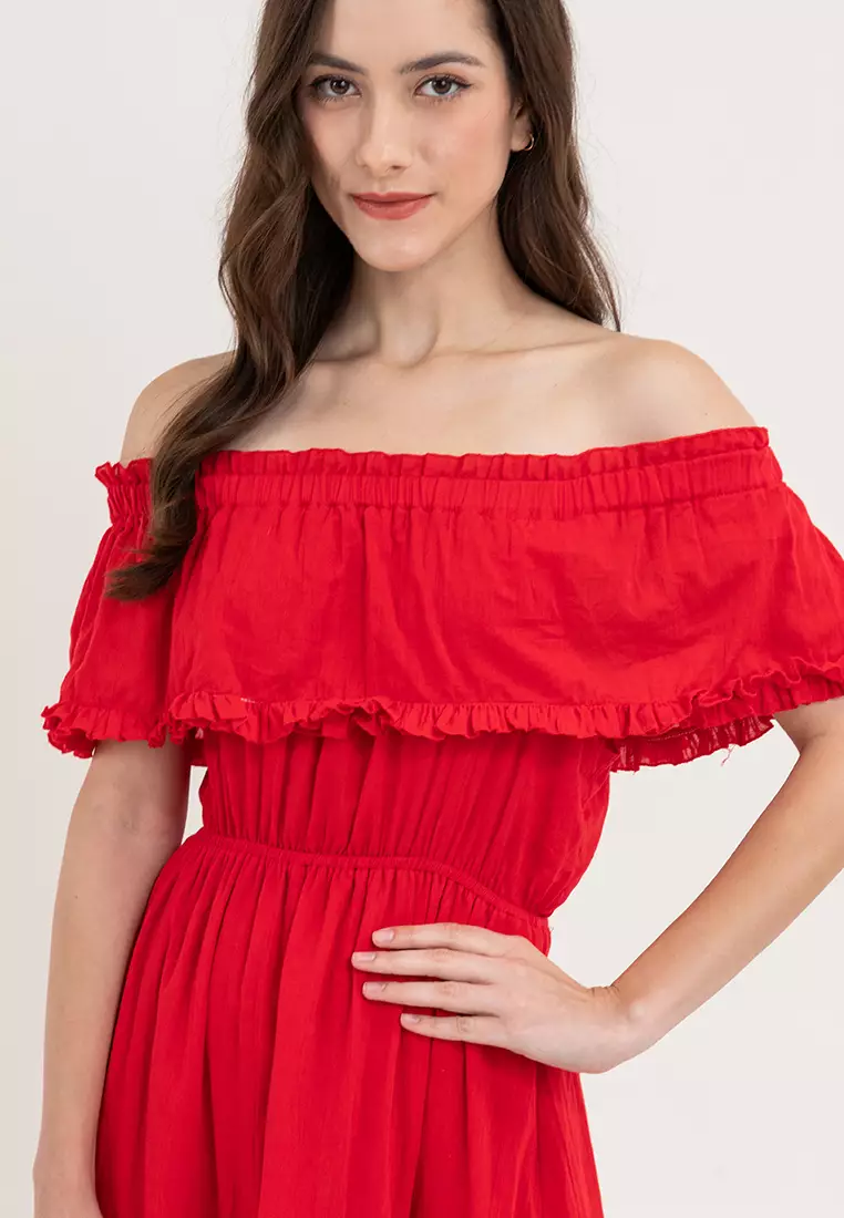 Alessandra Off Shouder Dress