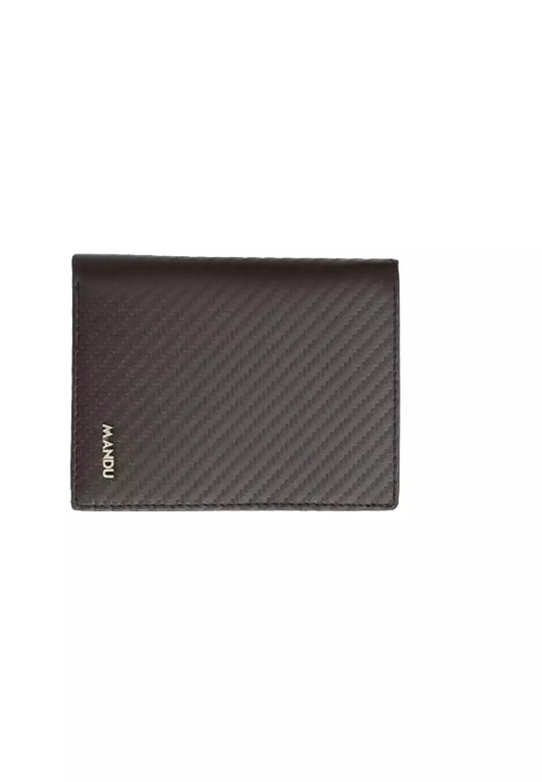 Dompet Lipat Pria Pendek Blocking Bahan Kulit Sapi Asli Genuine Leather Premium ORIGINAL - Black