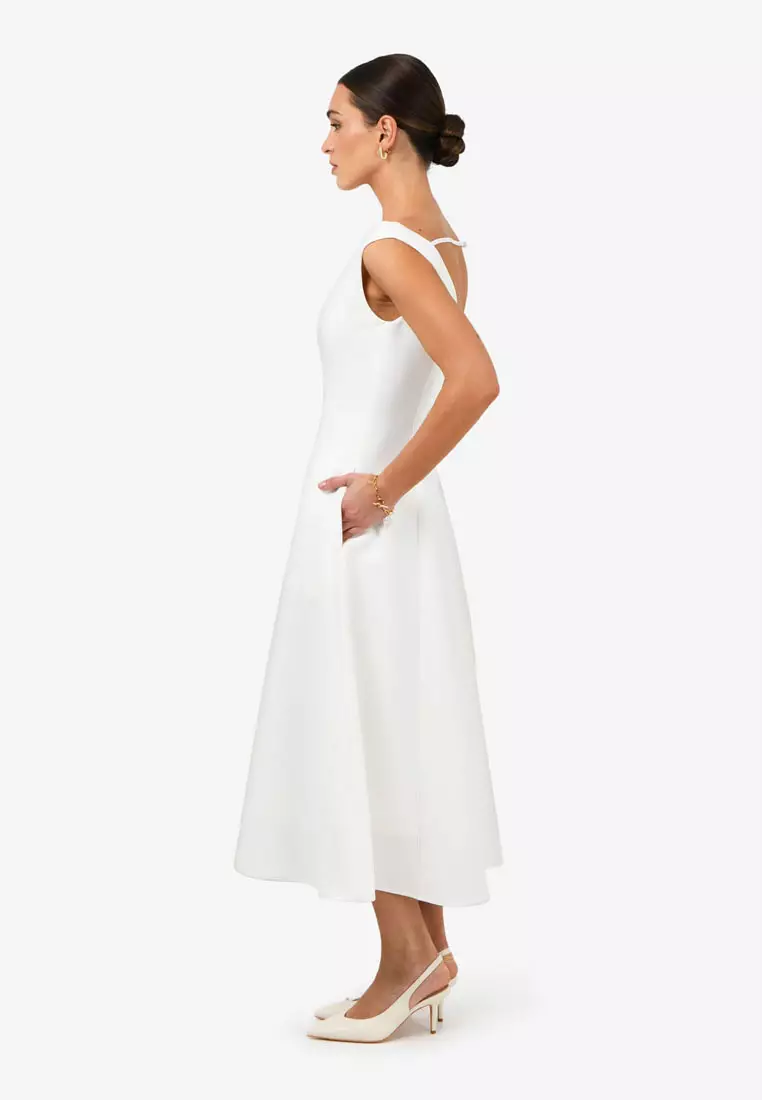 Yana Off-shoulder Panel Dress