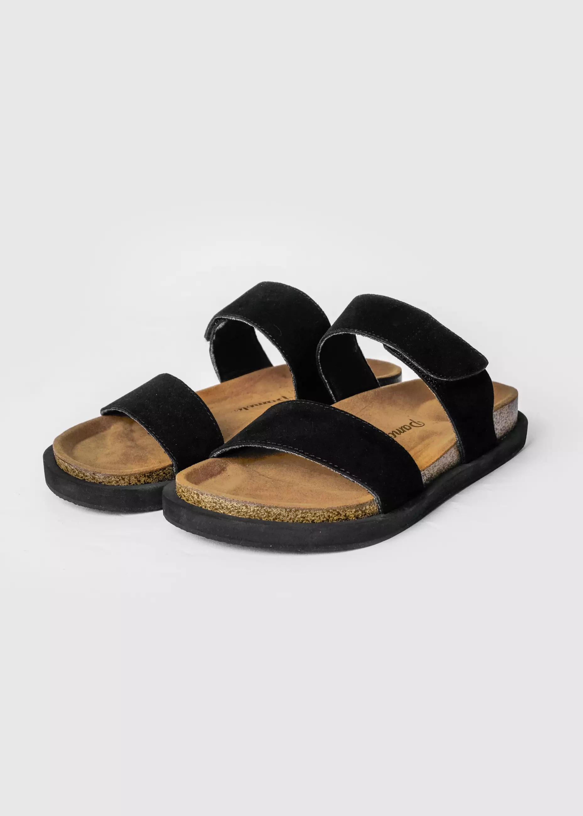 Pamole Sandal Wanita Kekinian Sendal Flat Wanita Sendal Wanita - Asta Series - Hitam