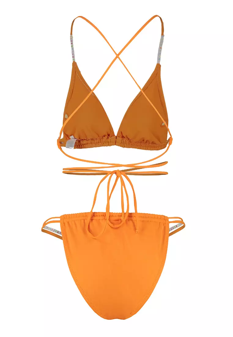 Alphabets Beads Triangle Bikini Set