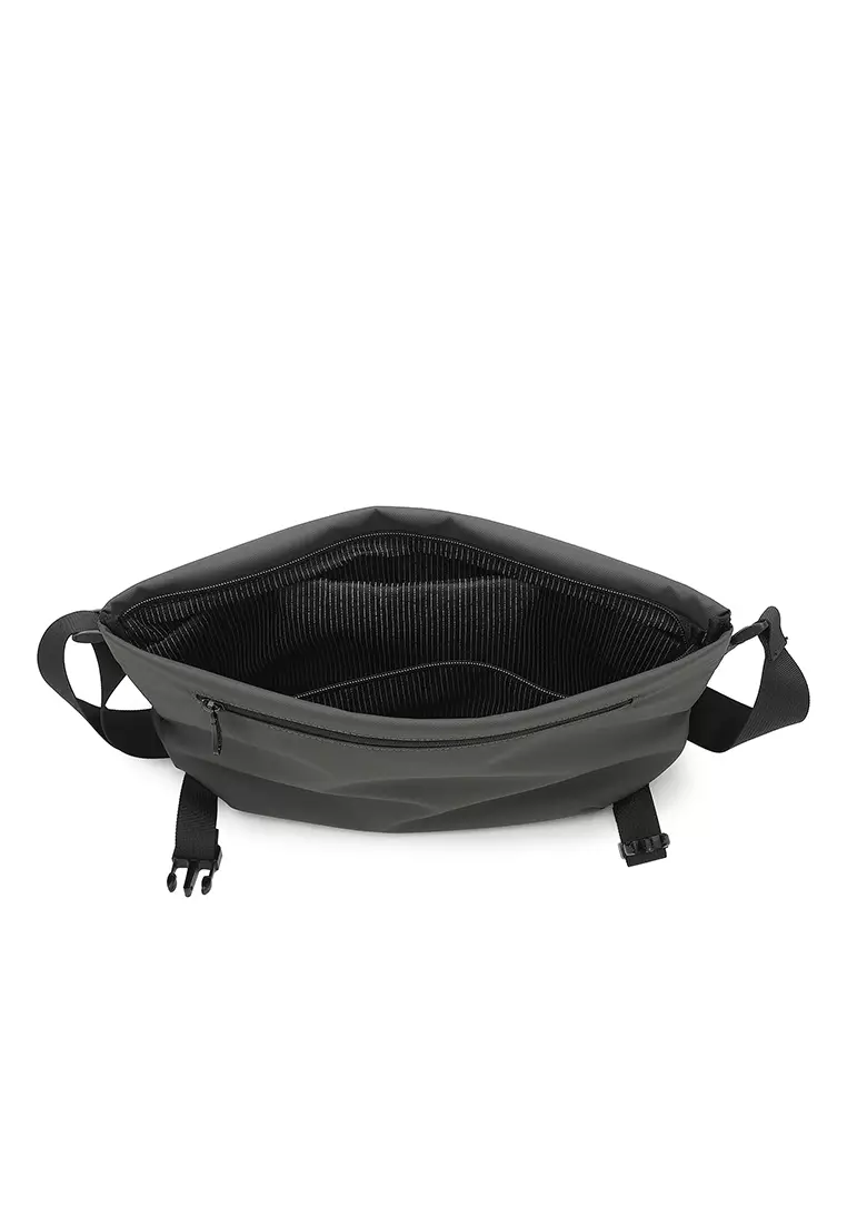 Men's Chest Bag / Sling Bag / Crossbody Bag - Black / Green