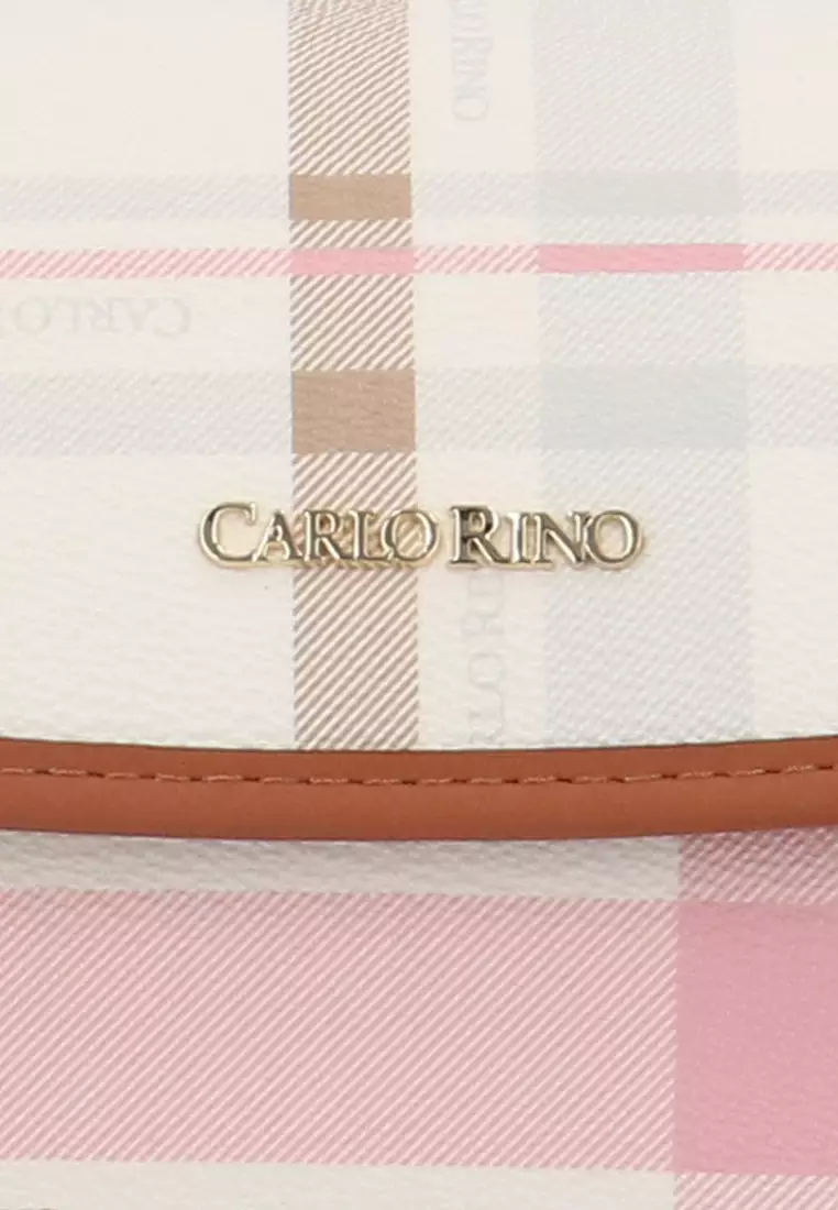 Buy Carlo Rino The Interlace 2 Way Shoulder Bag - Beige 2026 Online ...