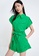 URBAN REVIVO green Belted Playsuit C0EBEAA0212D1CGS_3