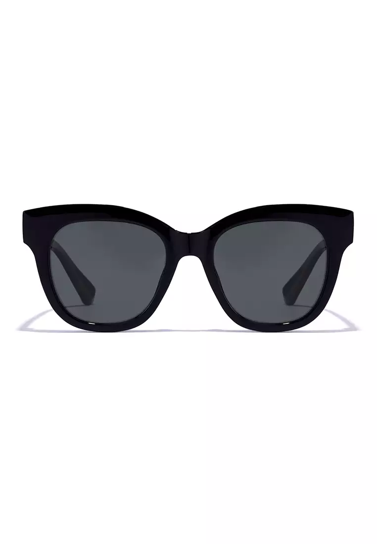 HAWKERS Audrey Neuve Polarized Black Grey Sunglasses For Men And Women, Unisex. Official Product Designed In Spain