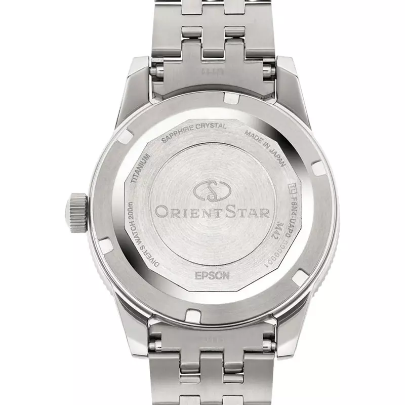 Jam Tangan Pria Orient Star RK-AU0701B Diver 1964 Second Edition Automatic Black Dial Titanium Strap