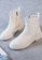 Twenty Eight Shoes white VANSA Leather Flat Ankle Boots VSW-B5063 07D60SH6C88089GS_3