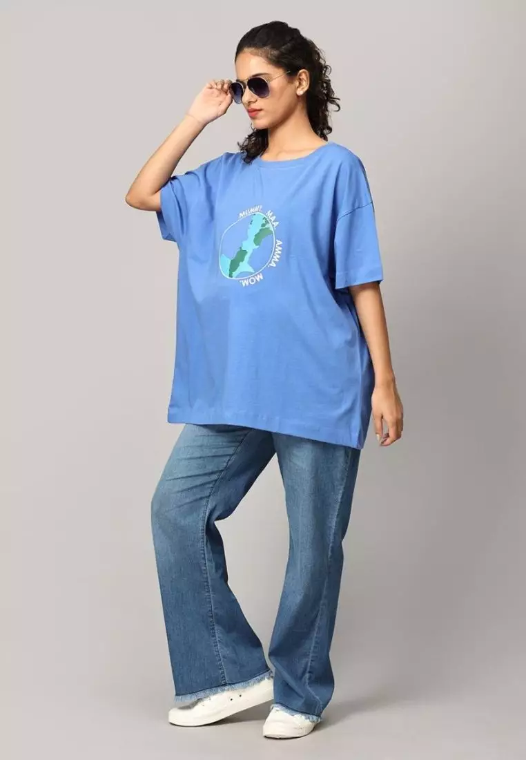 Mom My World Oversized Mumma T-shirt