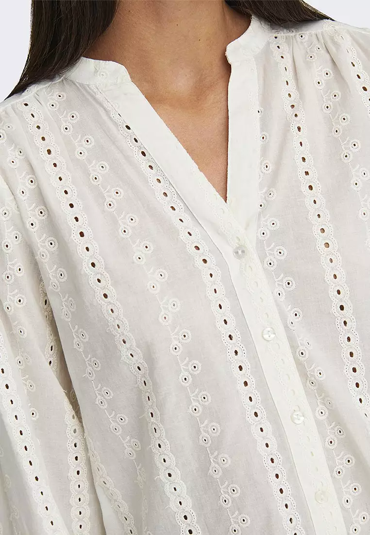 Amie L/S Embroidery Shirt