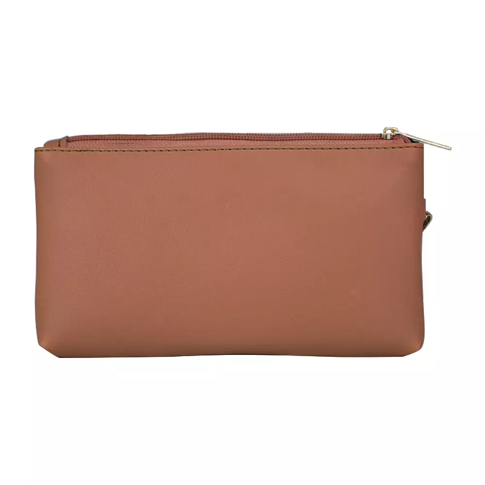 MAYONETTE Lumina Croco Pouch Dompet Wanita Terbaru 2021 - Import Korea Tas Croco Wanita - Mocca