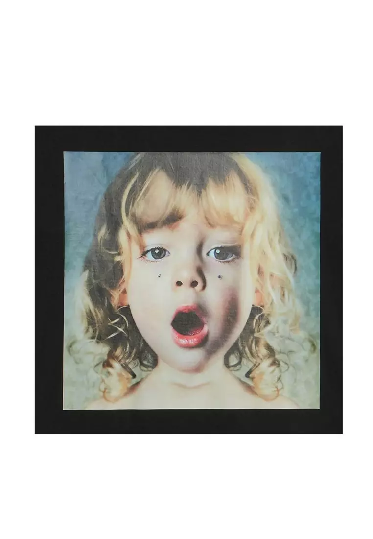 BABY FACE SHORT SLEEVE T-SHIRT BLACK JEWELRY TEARS