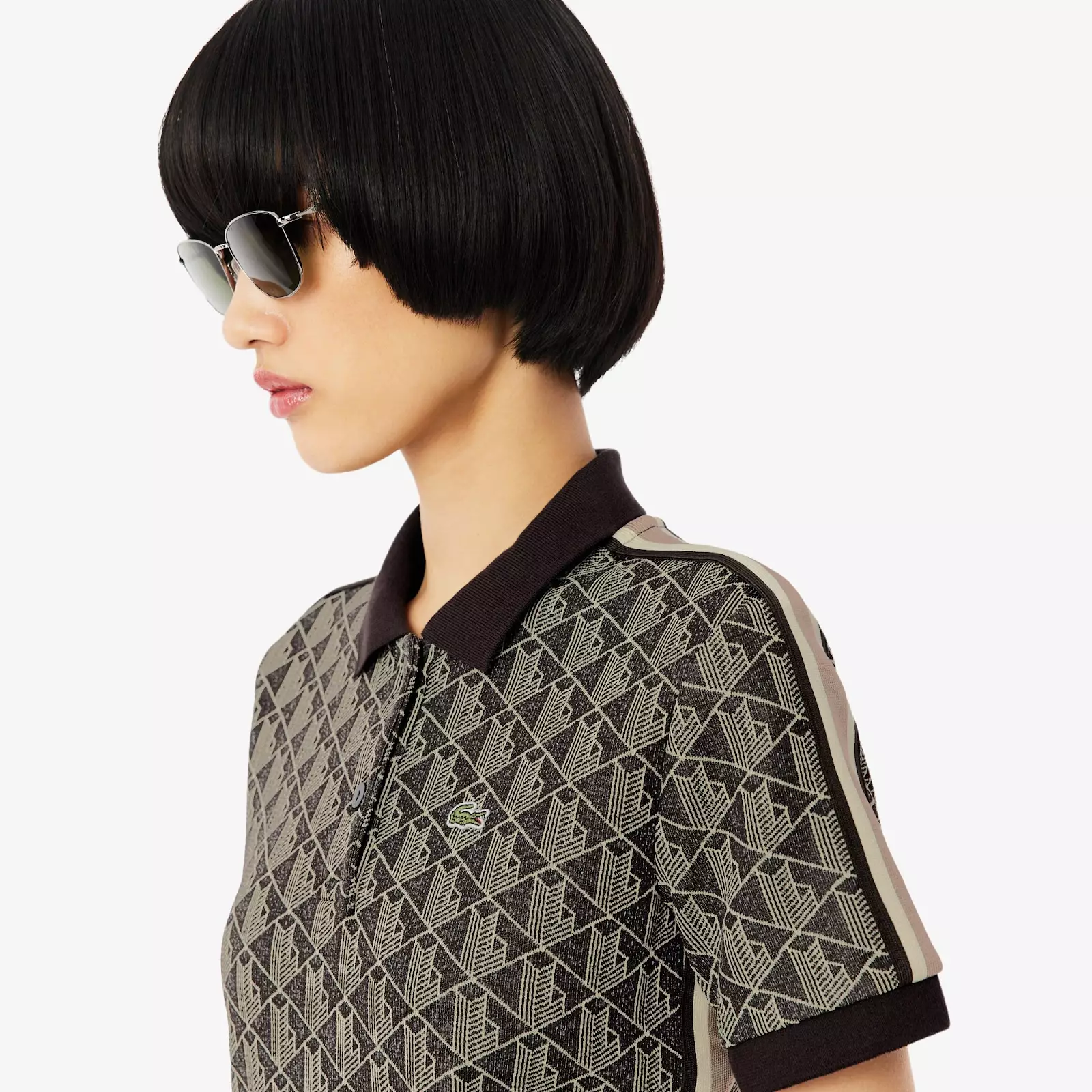 Jacquard Monogram Polo Shirt