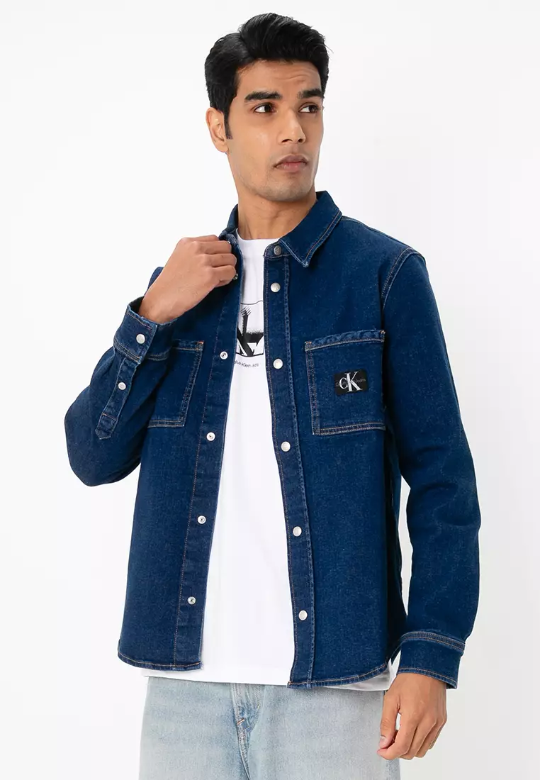 Buy Calvin Klein Slim Denim Shirt Jacket Calvin Klein Jeans