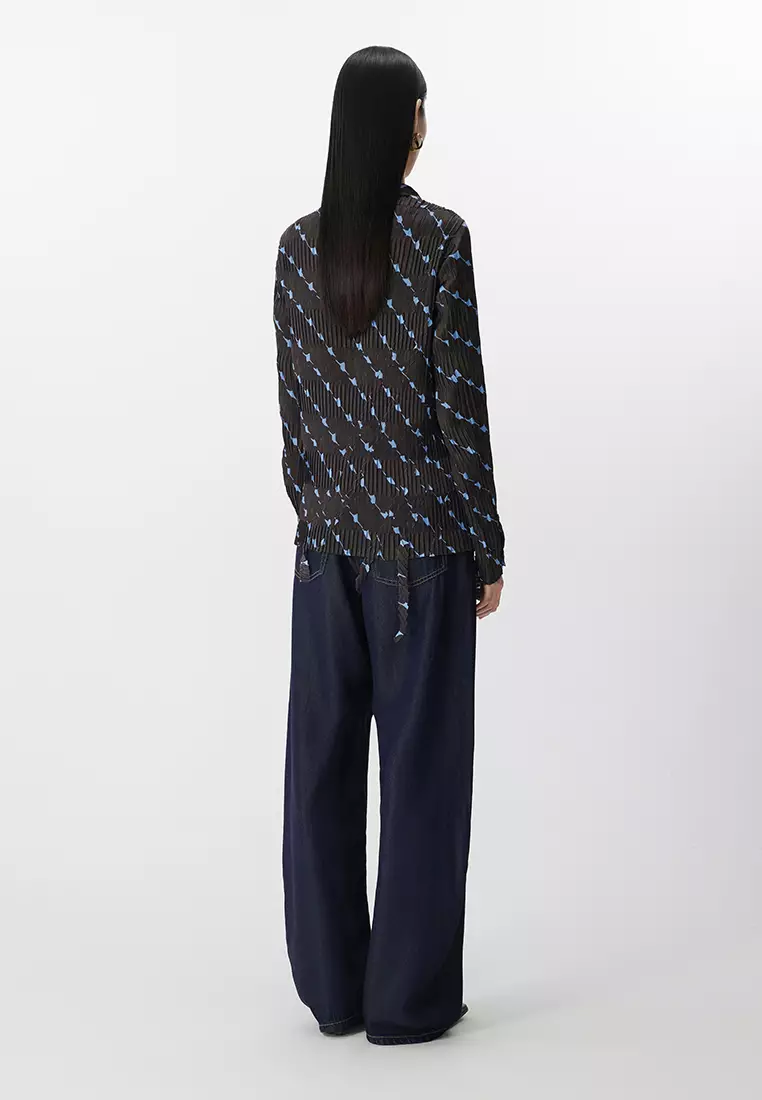 Slim long-sleeved shirt