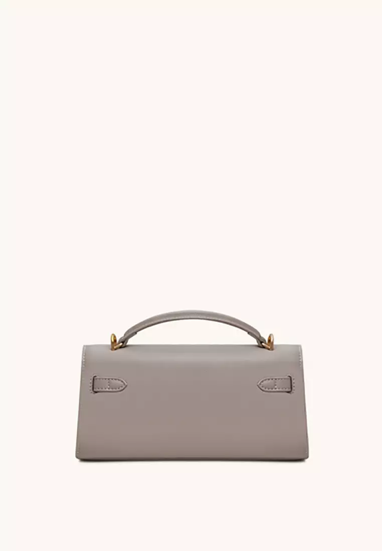 Noor Top Handle Bag - Elephant Gray