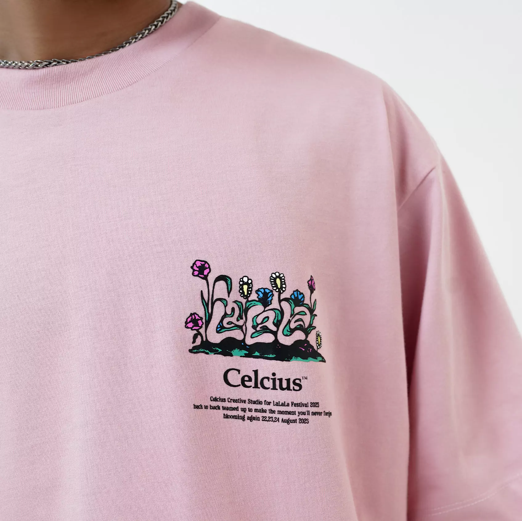 CELCIUS LALALA Seed T-Shirt Oversize LIN001705C Pink