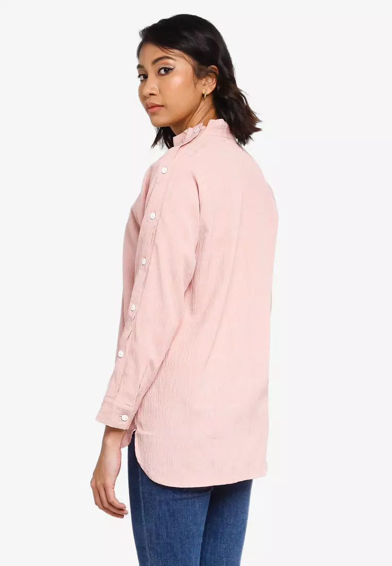 Nori Top in Blush Pink