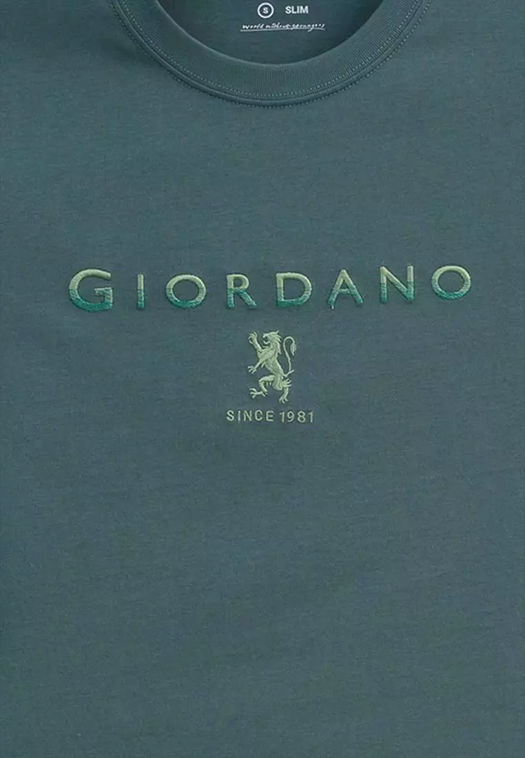 Men's Slim Fit Lion Logo Tee