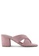 London Rag pink Blush Suede Block Heeled Sandal 6841FSHD1E66A7GS_1