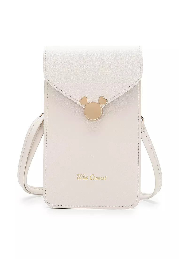 Women's Shoulder Sling Bag / Crossbody Bag - Beige