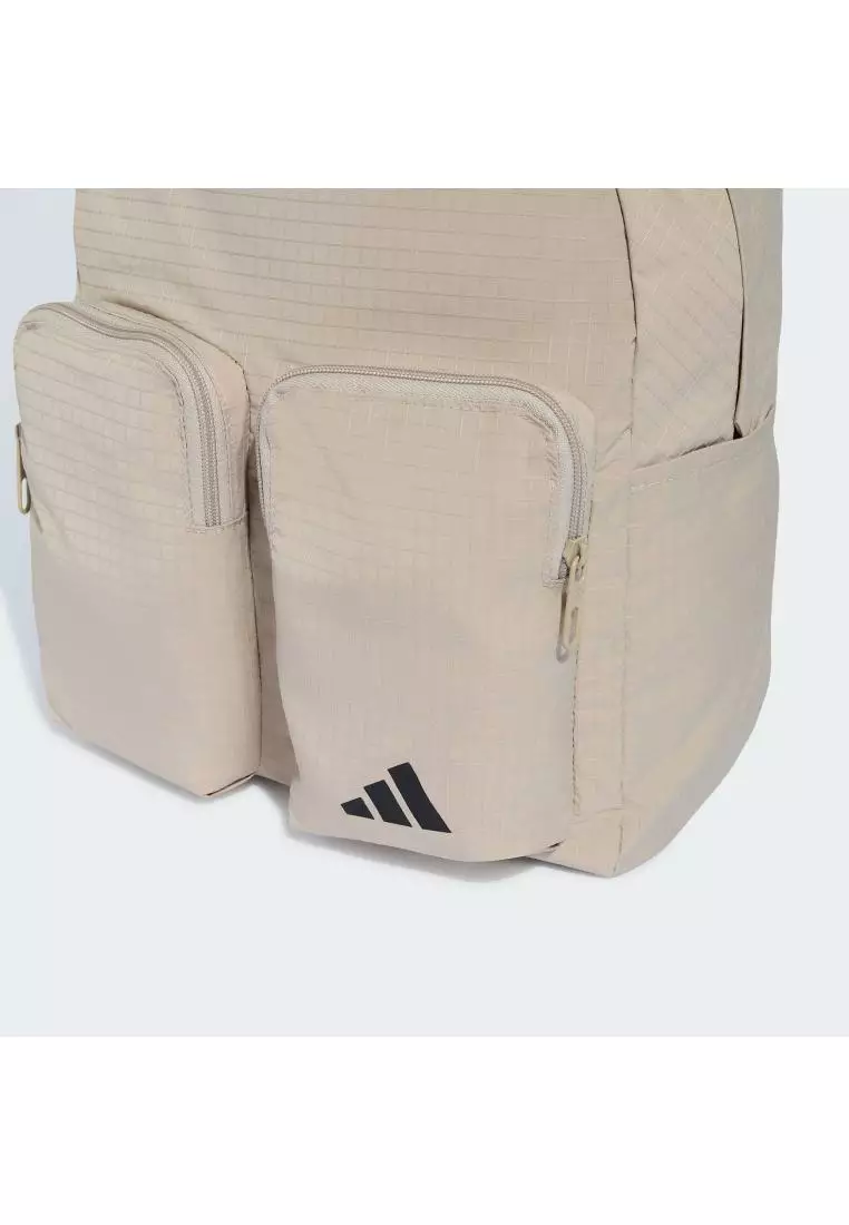 Lifestyle ESSENTIALS BACK TO CAMPUS BACKPACK Unisex Beige KQ6719