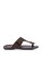 Louis Cuppers brown Buckle Chappal Sandals 59172SH6F9467AGS_1
