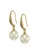estele multi Estele Gold Plated Shinning Pearl Drop Earrings with Crystals for Women/Girl 68D1FACAE4D550GS_4