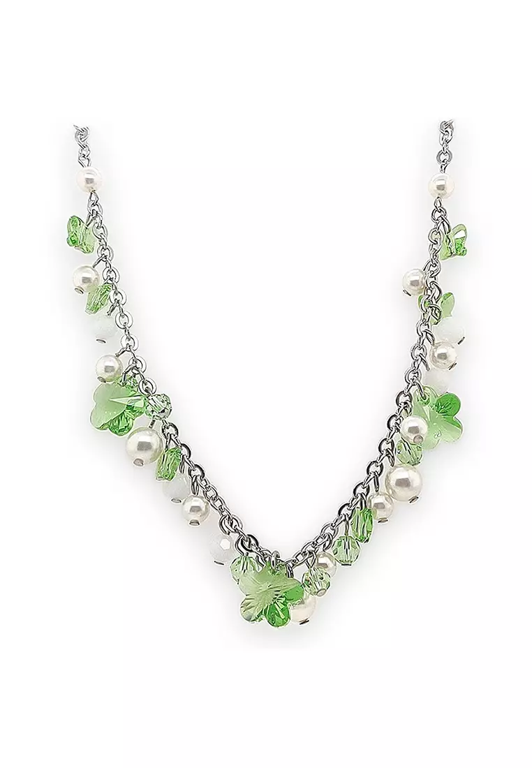 Buy Goessele G essele rhodium plating faux pearl glass bead