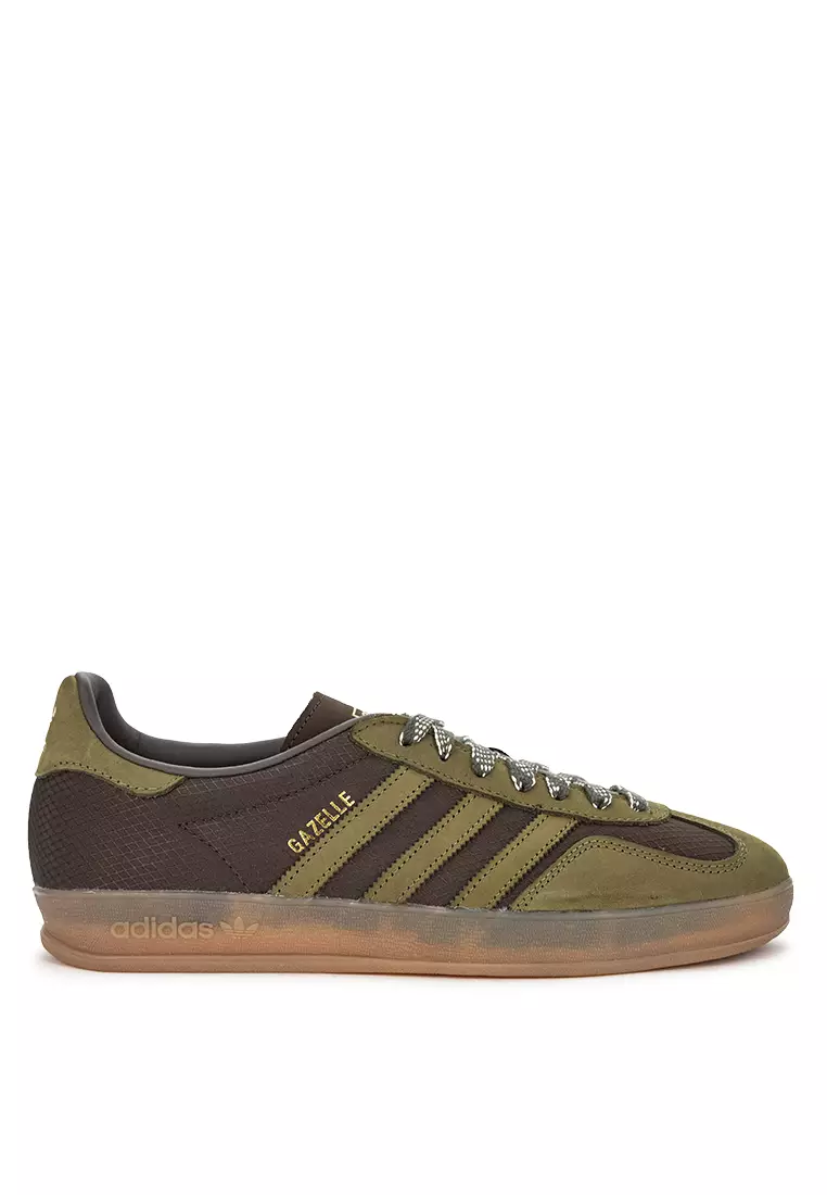 adidas gazelle silver green womens adidas Gazelle Indoor JR8851 main image 0