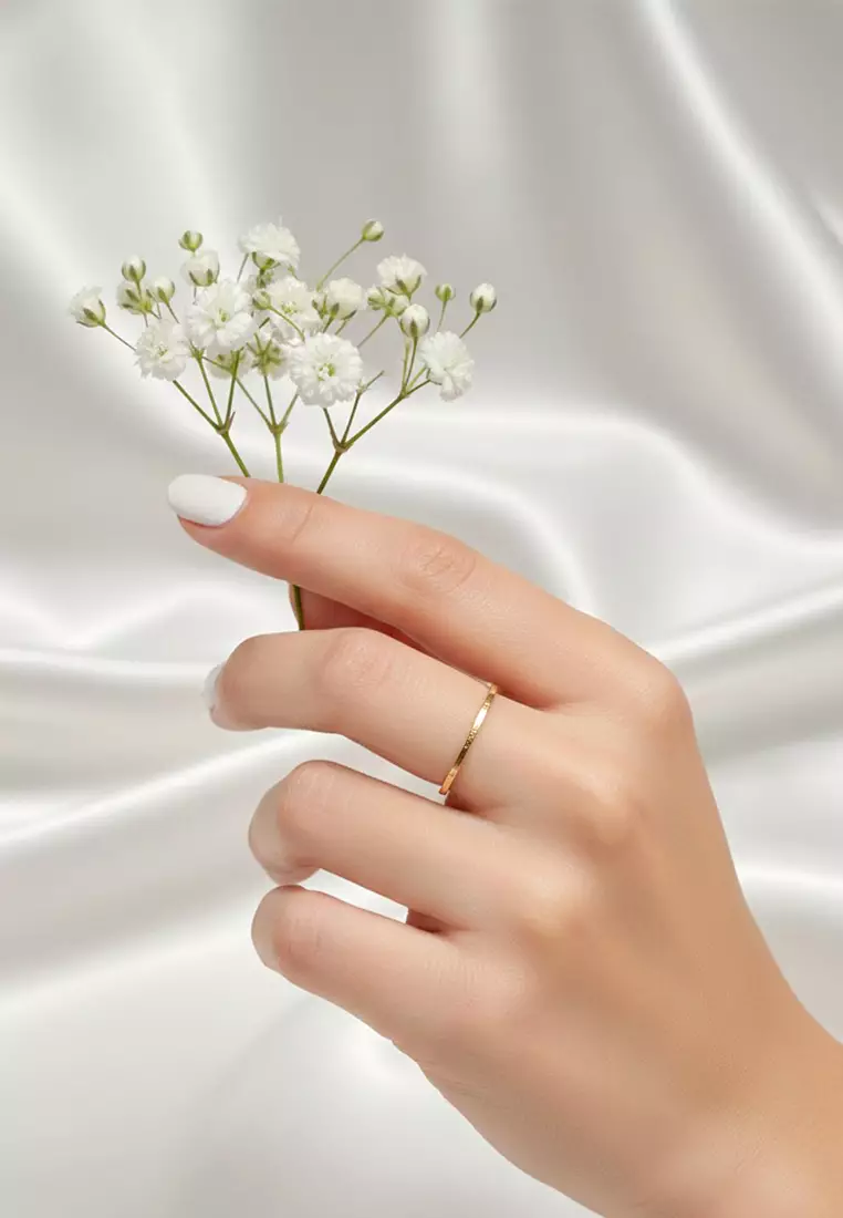 Gold Simplicity Slim Ring