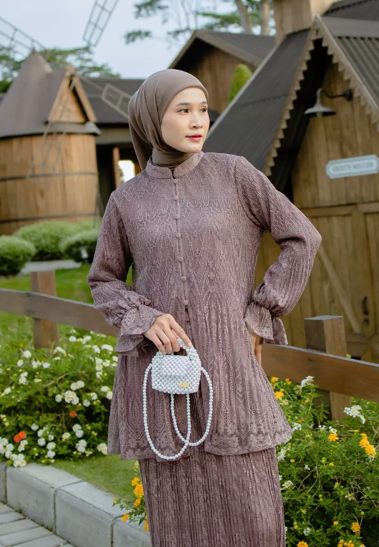 Dalilah Blouse -  Plum