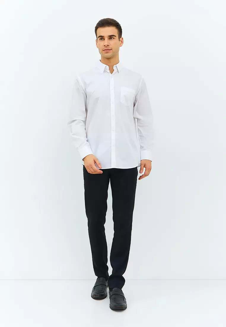 Jobb Doric Kemeja Pria Lengan Panjang Regular Fit Putih