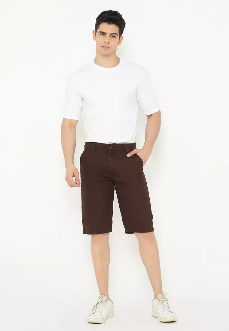 RBJ Celana Chino Pendek Cotton Premium Regular Fit Pria