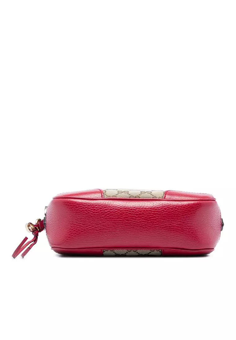 Pre-Loved Gucci Gg Canvas Bree Crossbody